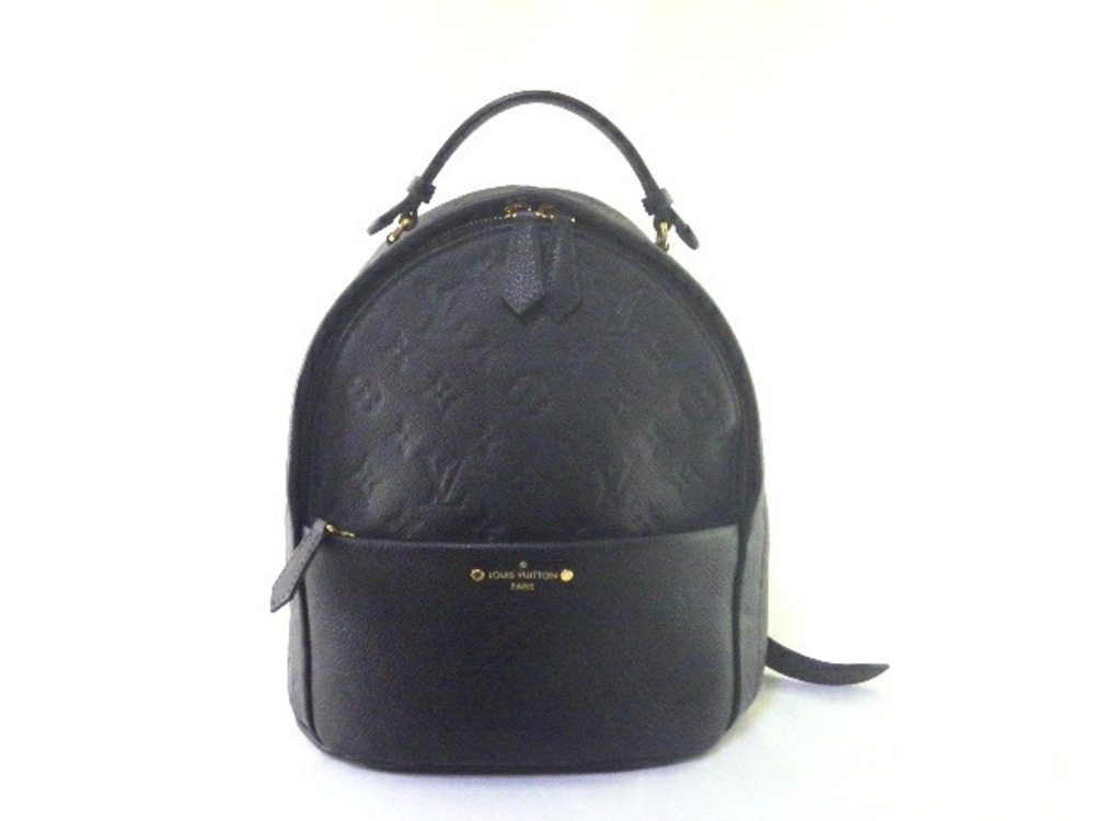 LOUIS VUITTON Backpack Sorbonne Empreinte Noir Black